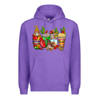 Purple mexican gnomes coffee cups Premium Hoodie - Zillion Design Studio