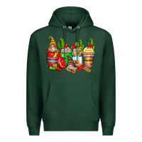 Sports Green mexican gnomes coffee cups Premium Hoodie - Zillion Design Studio