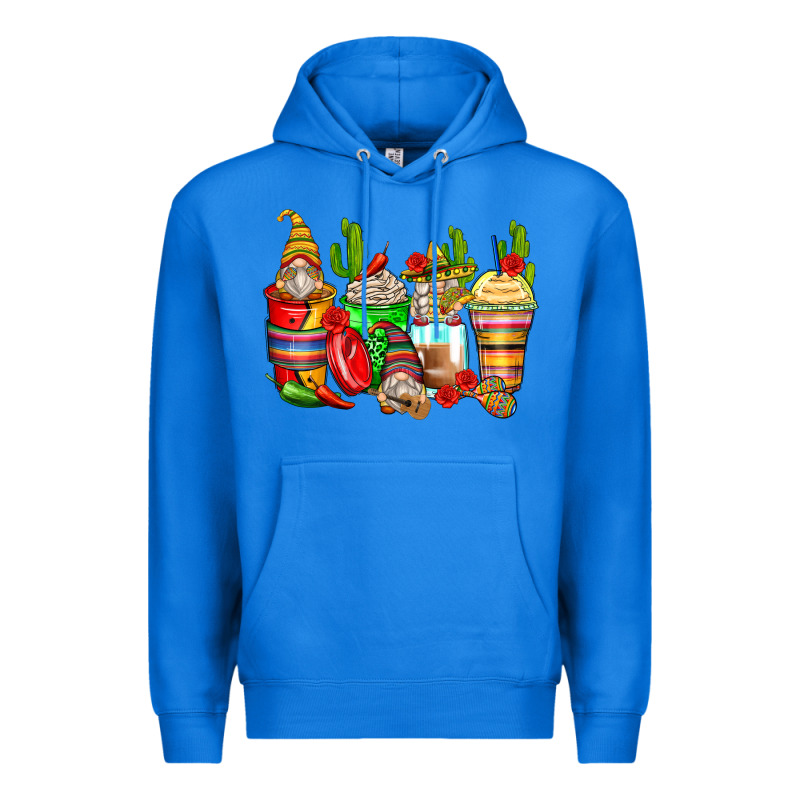 Mexican Gnomes Coffee Cups Premium Hoodie by Zillion Design Studio | Teevron