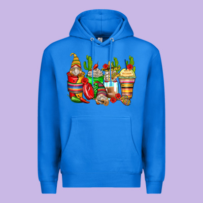 Mexican Gnomes Coffee Cups Premium Hoodie Designed By Zillion Design Studio