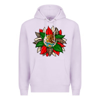 Lilac mexican flag sunflower Premium Hoodie - Zillion Design Studio