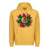 Mustard mexican flag sunflower Premium Hoodie - Zillion Design Studio