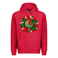 Cardinal mexican flag sunflower Premium Hoodie - Zillion Design Studio