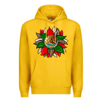 Lemon mexican flag sunflower Premium Hoodie - Zillion Design Studio