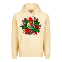 Mexican Flag Sunflower Premium Hoodie | Teevron