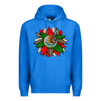 True Royal mexican flag sunflower Premium Hoodie - Zillion Design Studio