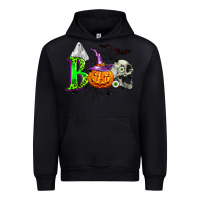 Black boo halloween Urban Hoodie - Zillion Design Studio