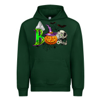 Forest Green boo halloween Urban Hoodie - Zillion Design Studio