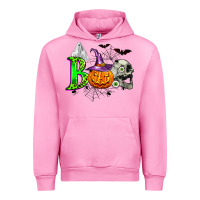 Fuchsia Pink boo halloween Urban Hoodie - Zillion Design Studio