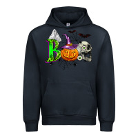 Navy boo halloween Urban Hoodie - Zillion Design Studio