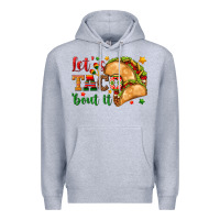 Heather Grey Let's Taco 'Bout It Premium Hoodie - texasbilliewilder