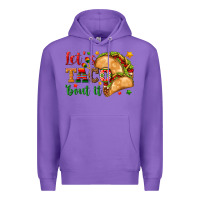Purple Let's Taco 'Bout It Premium Hoodie - texasbilliewilder