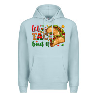 Blue Mist Let's Taco 'Bout It Premium Hoodie - texasbilliewilder