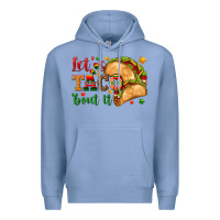 Colony Blue Let's Taco 'Bout It Premium Hoodie - texasbilliewilder