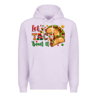 Lilac Let's Taco 'Bout It Premium Hoodie - texasbilliewilder