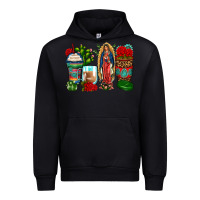 Black lady of guadalupe coffee cups Urban Hoodie - Zillion Design Studio