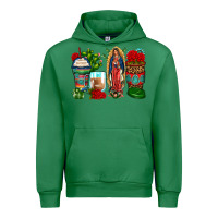 Emerald lady of guadalupe coffee cups Urban Hoodie - Zillion Design Studio
