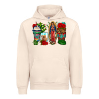 Sandshell lady of guadalupe coffee cups Urban Hoodie - Zillion Design Studio