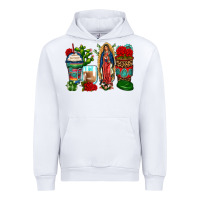 White lady of guadalupe coffee cups Urban Hoodie - Zillion Design Studio