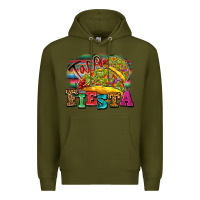 Army Green Taco Fiesta Premium Hoodie - texasbilliewilder