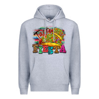 Heather Grey Taco Fiesta Premium Hoodie - texasbilliewilder