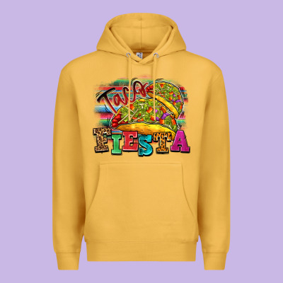 Taco Fiesta Premium Hoodie Designed By Texasbilliewilder