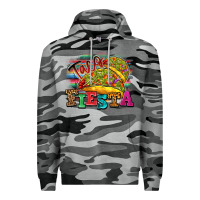 Slate Camo Taco Fiesta Premium Hoodie - texasbilliewilder
