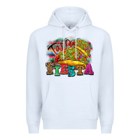 White Taco Fiesta Premium Hoodie - texasbilliewilder