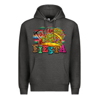 Charcoal Heather Taco Fiesta Premium Hoodie - texasbilliewilder