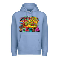 Colony Blue Taco Fiesta Premium Hoodie - texasbilliewilder