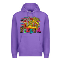 Purple Taco Fiesta Premium Hoodie - texasbilliewilder
