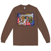 Chestnut 1776 4th of july background Long Sleeve Tee - BarkalooDesign