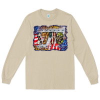 Mushroom 1776 4th of july background Long Sleeve Tee - BarkalooDesign