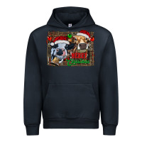 Navy merry christmas heifers Urban Hoodie - RanaPortraitStore