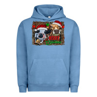 Merry Christmas Heifers Urban Hoodie | Teevron