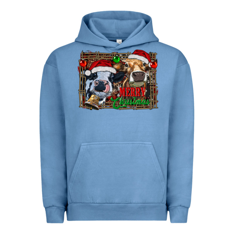 Merry Christmas Heifers Urban Hoodie by RanaPortraitStore | Teevron