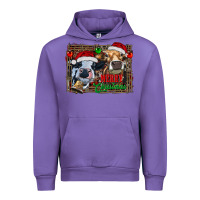 Tulip merry christmas heifers Urban Hoodie - RanaPortraitStore