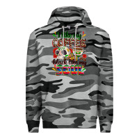 Slate Camo i like my coffee black like my soul Premium Hoodie - Zillion Design Studio