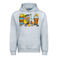 Heather Grey lacrosse coffee cups Urban Hoodie - Zillion Design Studio