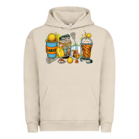 Pigment French Oak lacrosse coffee cups Urban Hoodie - Zillion Design Studio