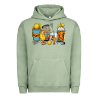 Pigment Oil Green lacrosse coffee cups Urban Hoodie - Zillion Design Studio