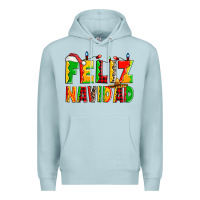 Blue Mist feliz navidad Premium Hoodie - Zillion Design Studio