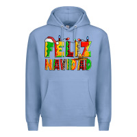 Colony Blue feliz navidad Premium Hoodie - Zillion Design Studio
