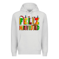Dove Grey feliz navidad Premium Hoodie - Zillion Design Studio