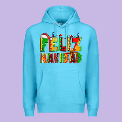 Feliz Navidad Premium Hoodie Designed By Zillion Design Studio