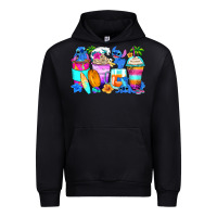 Black stitch summer coffee cups Urban Hoodie - Zillion Design Studio
