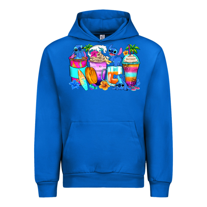 Stitch Summer Coffee Cups Urban Hoodie by Zillion Design Studio | Teevron