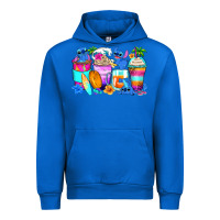Cobalt stitch summer coffee cups Urban Hoodie - Zillion Design Studio