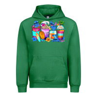 Emerald stitch summer coffee cups Urban Hoodie - Zillion Design Studio