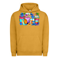 Pigment Peanut Butter stitch summer coffee cups Urban Hoodie - Zillion Design Studio